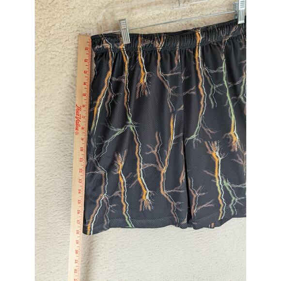 Nike Team Shorts Mens Medium Reversible Lightnight Black Gray Mesh Lined NO TAG - Picture 7 of 15